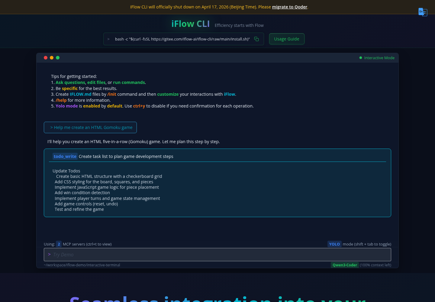 iFlow CLI