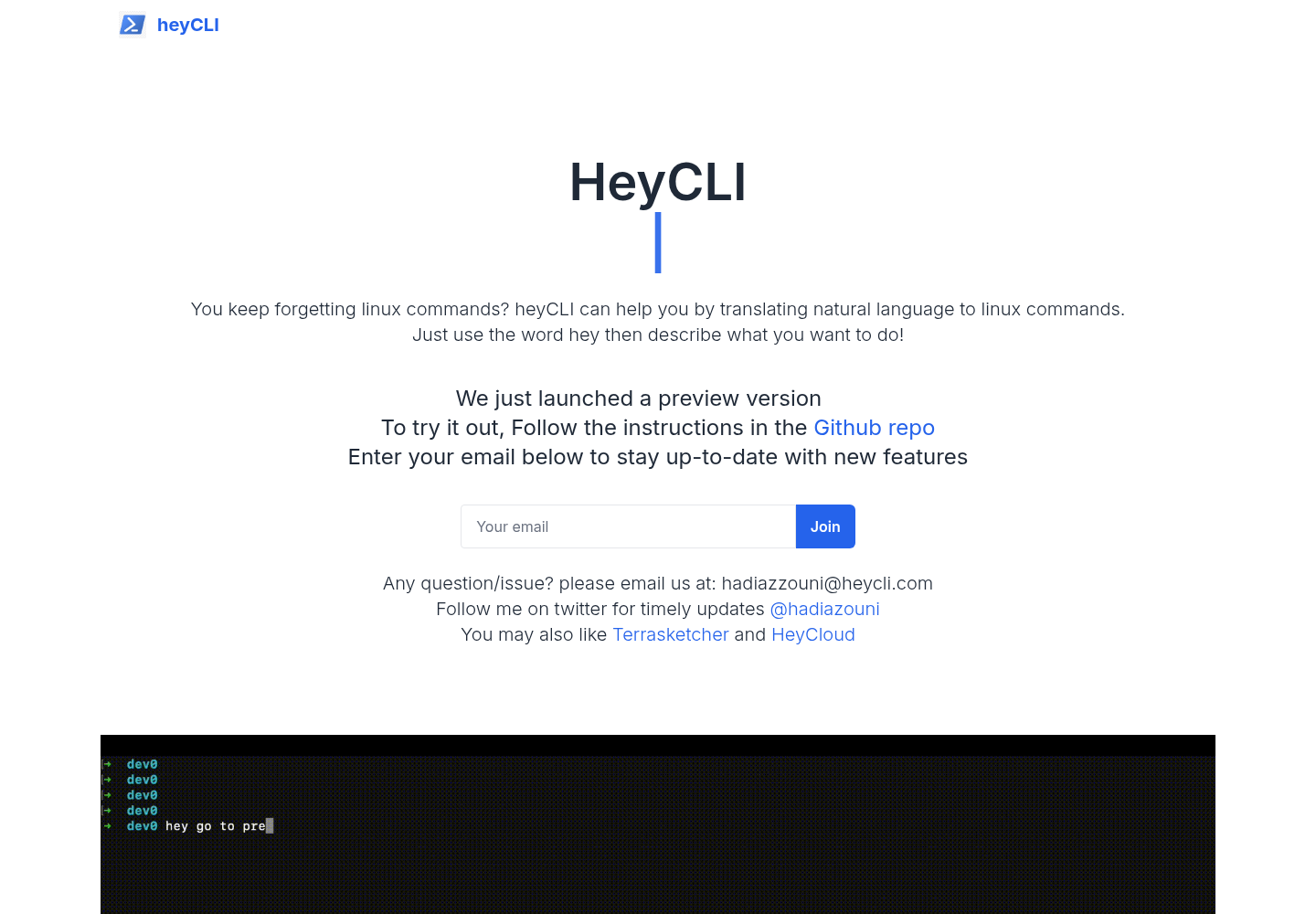 HeyCLI